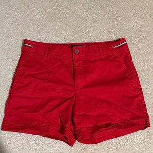 Tommy Hilfiger Red Women's Bermuda Shorts